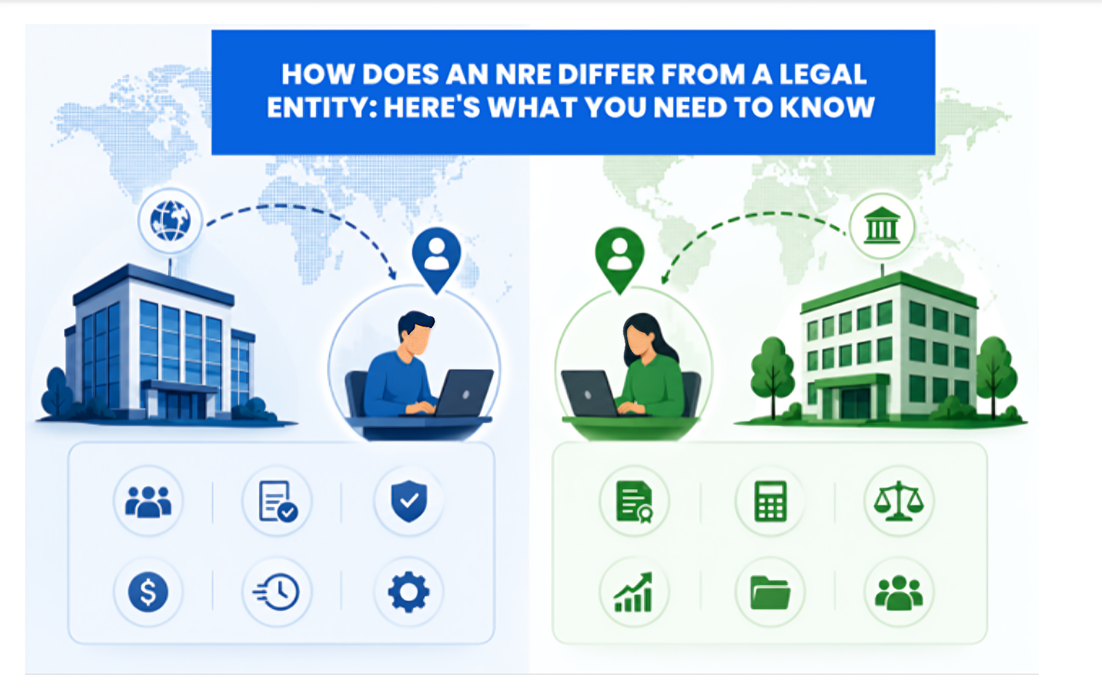 NRE Differ from a legal entity
